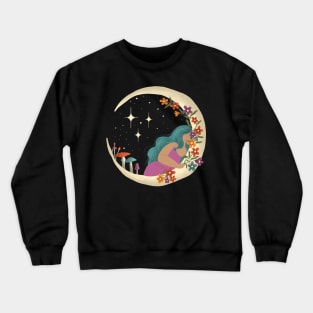 Mushroom Moon Dreamer Crewneck Sweatshirt